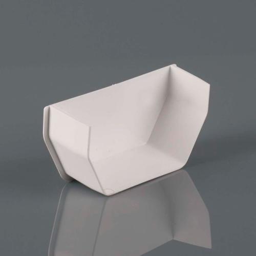 114mm Squarestyle Stopend Internal Arctic White