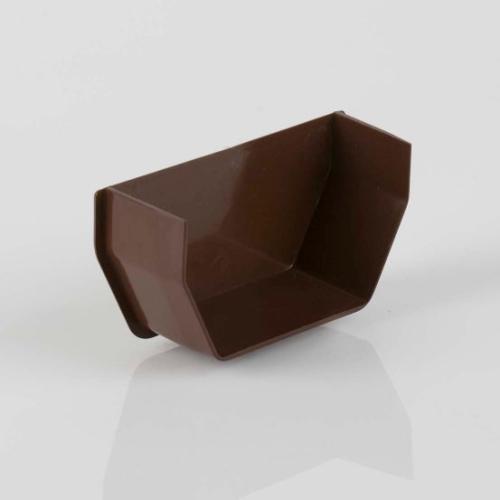 114mm Squarestyle Stopend Internal Brown