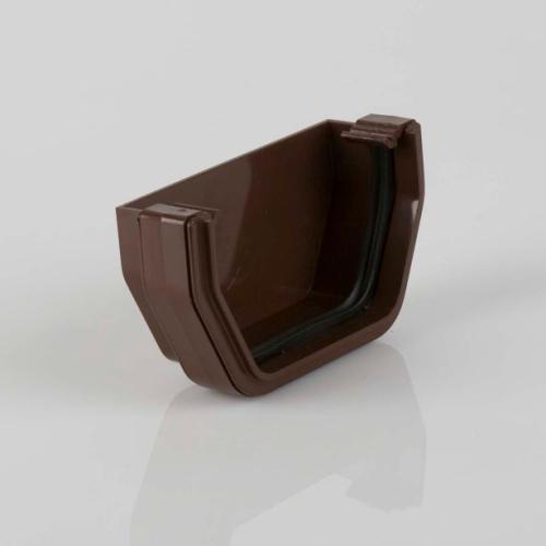 114mm Squarestyle Stopend External Brown