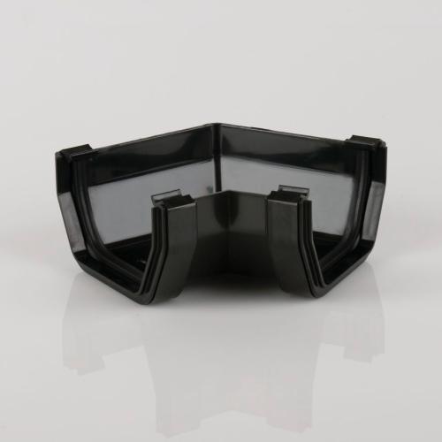 114mm Squarestyle Gutter Angle 120° Black