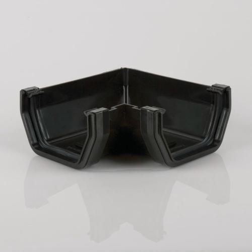 114mm Squarestyle Gutter Angle 90° Black