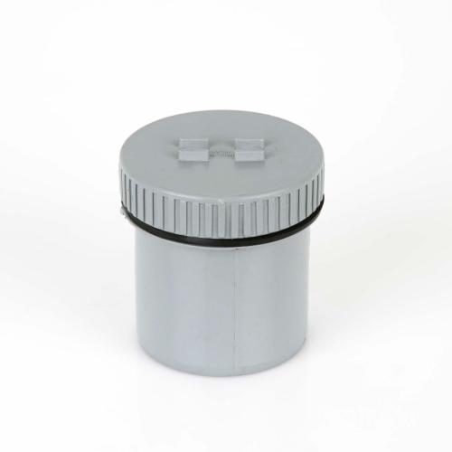 82.4mm Solvent Soil Screwed Access Plug Grey