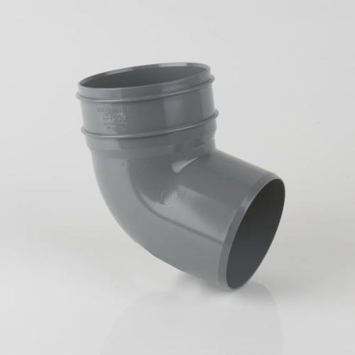 110mm Soil Bottom Offset Bend 112.5° Grey