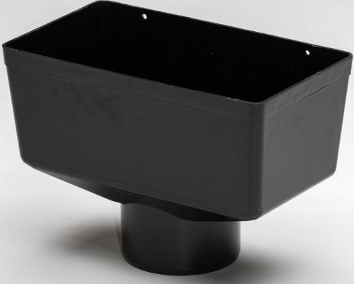 110mm Soil Rainwater Head Black