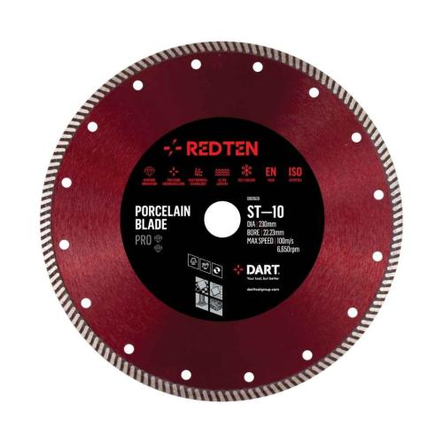 Dart Red Ten ST-10 Tile Diamond Blade 230mm x 22B