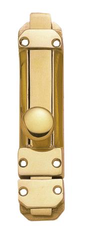 Polished Brass Slide Bolt 152mm