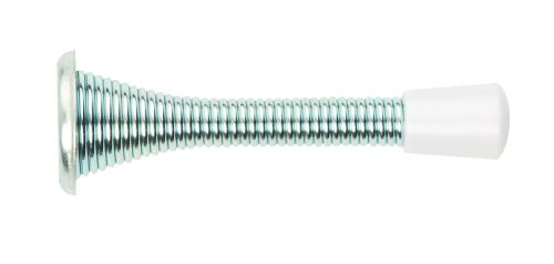 Union 76mm BZP Spring Door Stop P/P