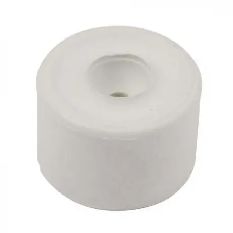 White 35mm Rubber Door Stop (x2) PP