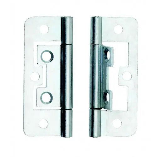 BZP 50mm Flush Hinge (x2) - Dalepax