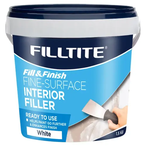 Filltite Fill & Finish Rtu Fine Surface Filler White 1.5Kg