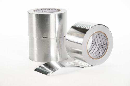 Radon Single Sided Foil Tape 75mm x 45mtr