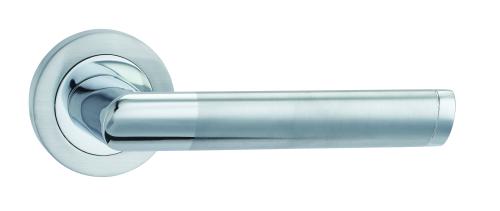 Fortessa Aztec Satin Polished Chrome Lever On Rose Handle