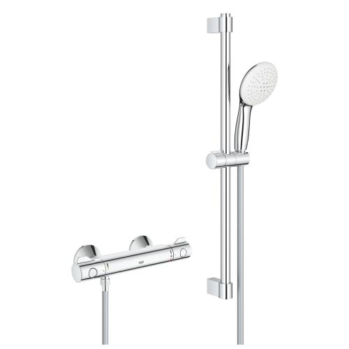 Grohe G800 Thermostatic Bar Valve And Shower Set Chrome