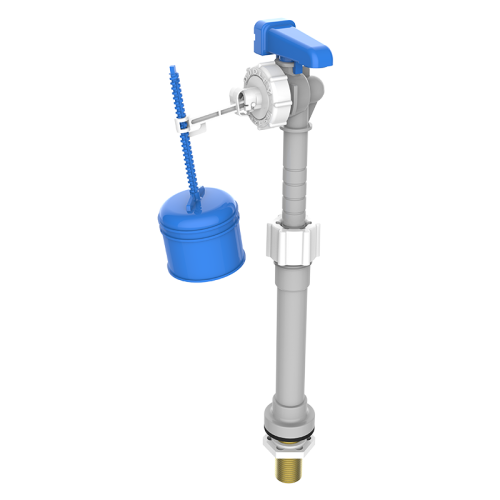 Hydroflo Telescopic Bottom Supply Brass Tail Ballvalve