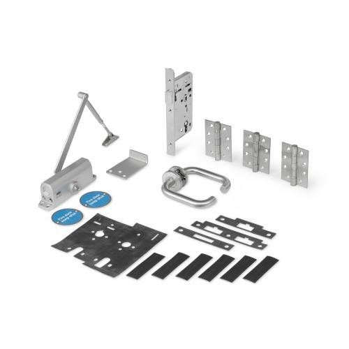 Union Fire Door Kits - Essentials Latch & Lever, Timber FD30 & FD60