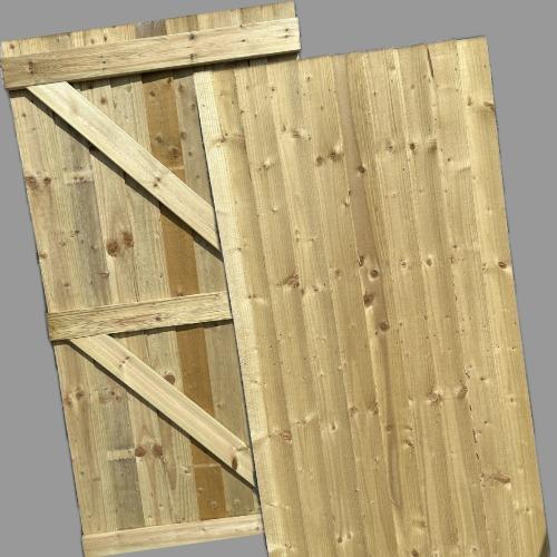 JGF Green Ledged & Braced Feather Edge Gate 1790mm x 900mm Approx (Responsibly Sourced)