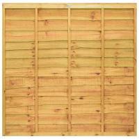 JGF Sturdy Gold Lap Fence Panel 6x5ft:6inch (Responsibly Sourced)
