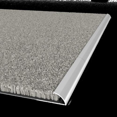Stormguard Single Carpet edge Flooring Trim Silver 2700mm M102-9