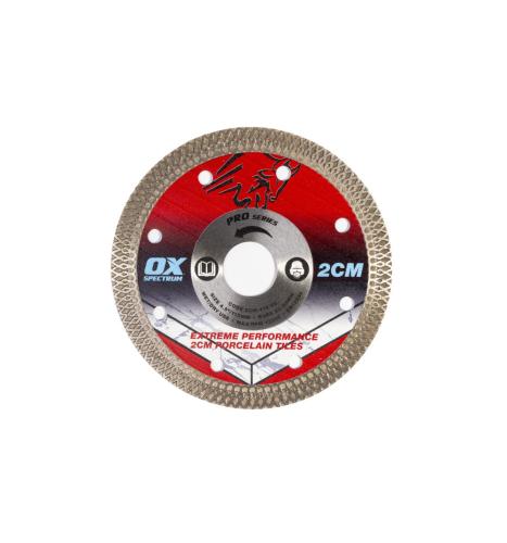 Ox Pro 2cm Porcelain Diamond Cutting Blade 115/22.23mm