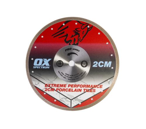Ox Pro 2cm Porcelain Diamond Cutting Blade 300/20mm