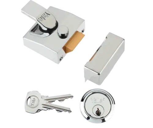 Yale P89 Deadlocking Nightlatch CH/CH 60mm