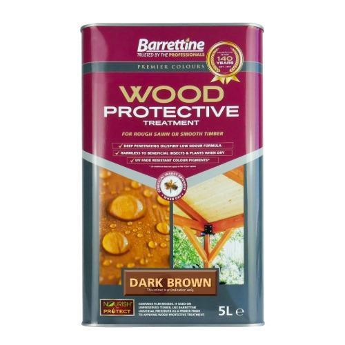 5L Wood Protective Treatment Dark Brown