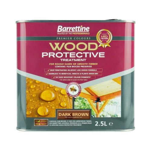 2.5L Wood Protective Treatment Dark Brown
