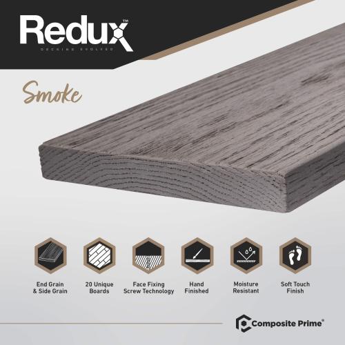 Redux Smoke Deckboard 176 x 3600 x 22mm