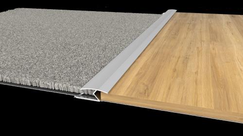 Stormguard Z Section Flooring Trim Silver 900mm M130