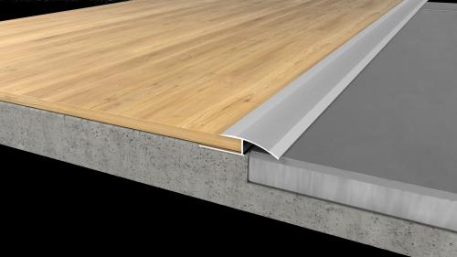 Stormguard Curved Edge Ramp Flooring Trim Silver 900 M131