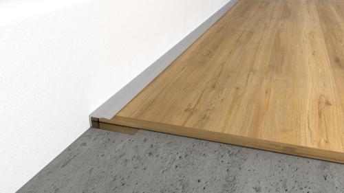 Stormguard Square Edge Flooring Trim  Silver 2700mm M133-9