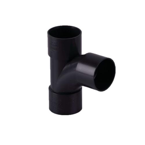 40mm Solvent Swept Tee 92.5° Black