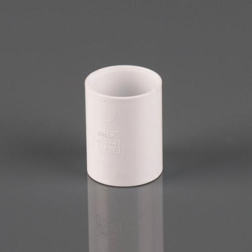 50mm Solvent Straight Connector Polar White