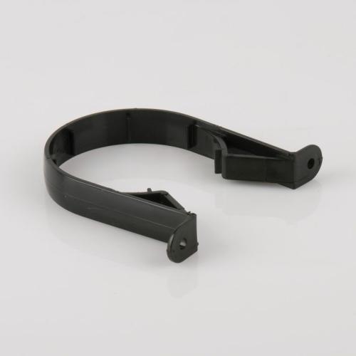 50mm Solvent Pipe Bracket Black