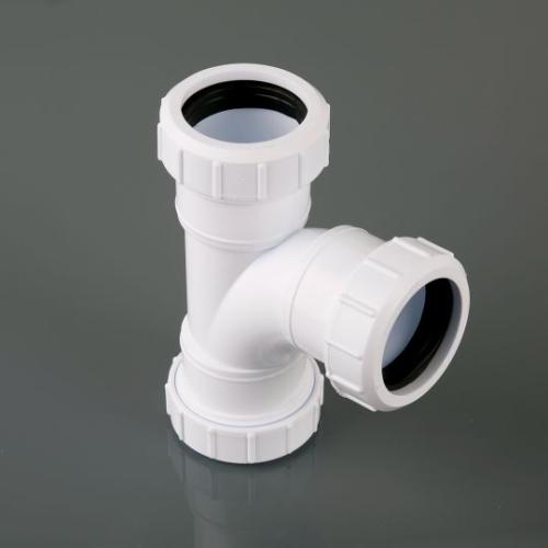 40mm Compression Swept Tee 92.5° White