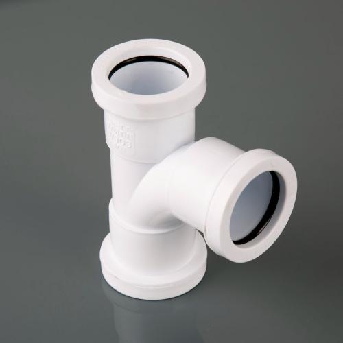 32mm Pushfit Swept Tee 92.5° White