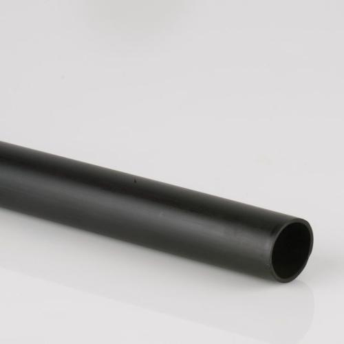32mm Pushfit Waste Pipe P/E 3M Length Black