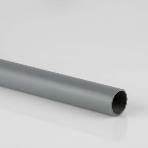 32mm Pushfit Waste Pipe P/E 3M Length Grey