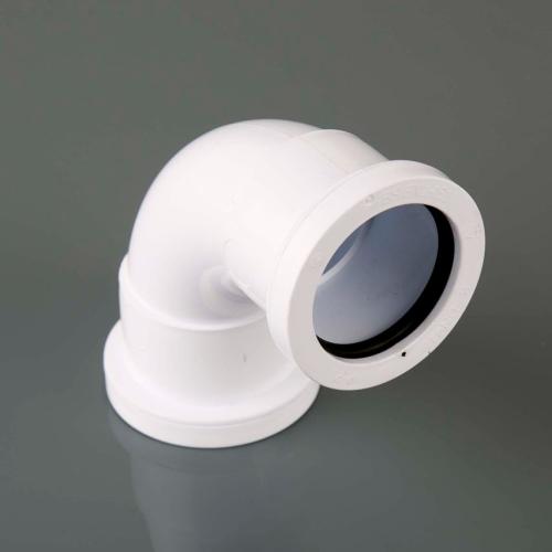 40mm Pushfit Swept Bend 92.5° White