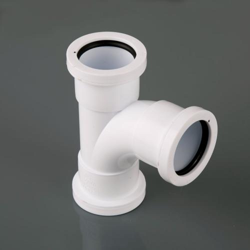 40mm Pushfit Swept Tee 92.5° White