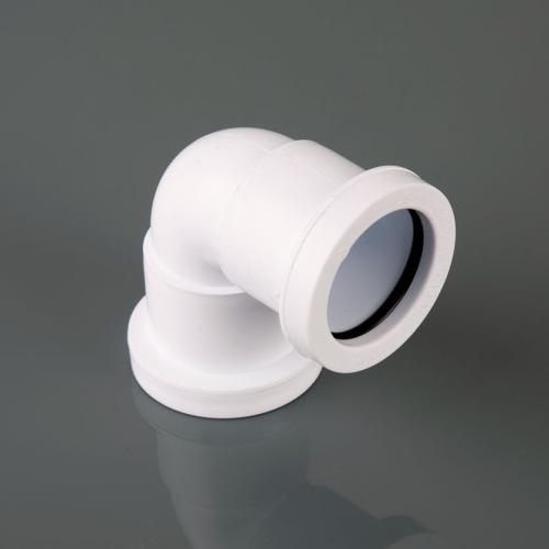 40mm Pushfit Knuckle Bend 90° White