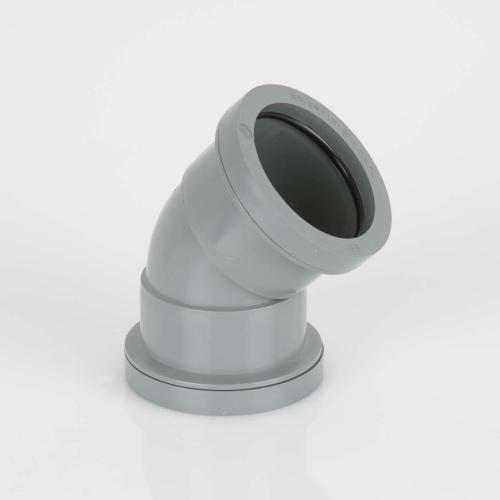50mm Pushfit Obtuse Bend 135° Grey