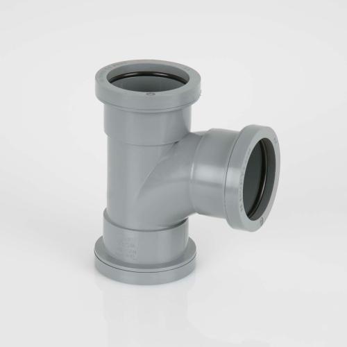 50mm Pushfit Swept Tee 92.5° Grey