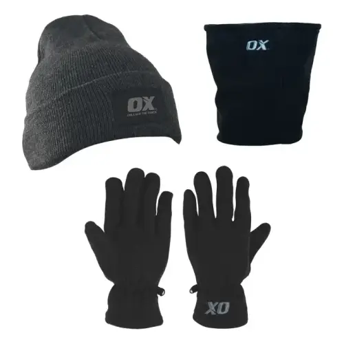 Ox Winter Set - Beanie / Gloves / Neck Warmer