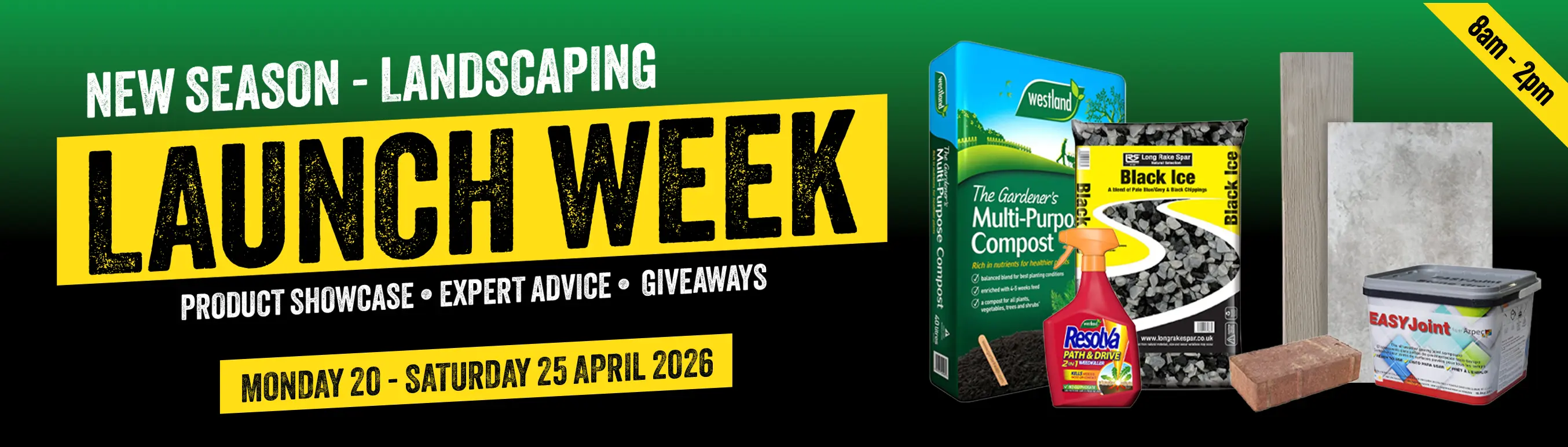 Landscaping Showcase Week at BPS Leamington Spa, Monday 20 April to Saturday 25 April