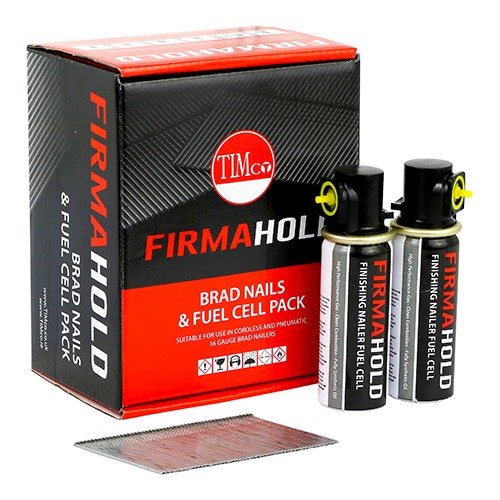 FirmaHold Collated Brad Nails & Fuel Cells 16g x 38mm - Galvanised