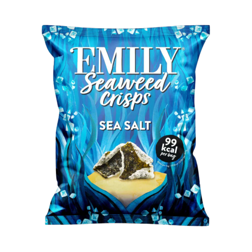 EMILY Seaweed Crisps - Sea Salted (12x18g)