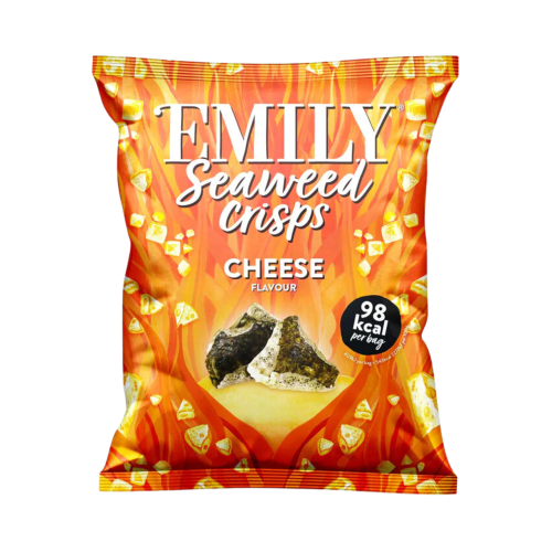 EMILY Seaweed Crisps - Cheese (12x18g)
