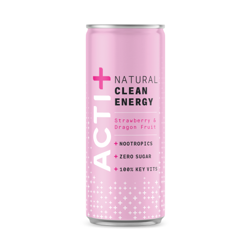 ActiPH Acti+ Clean Energy - Strawberry Dragon Fruit (12x250ml)