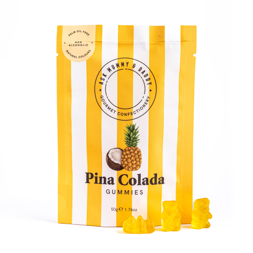 Ask Mummy & Daddy Gummies - Pina Colada Cocktail (16x50g)